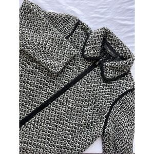 Talbots Monochrome Tweed Jacket